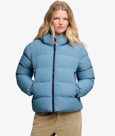 Giacca Puffer Sportiva con Cappuccio Image 5