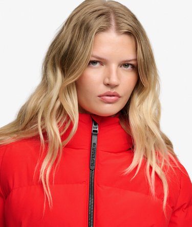 Giacca Puffer Sportiva con Cappuccio Image 4
