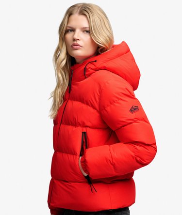 Giacca Puffer Sportiva con Cappuccio Image 2