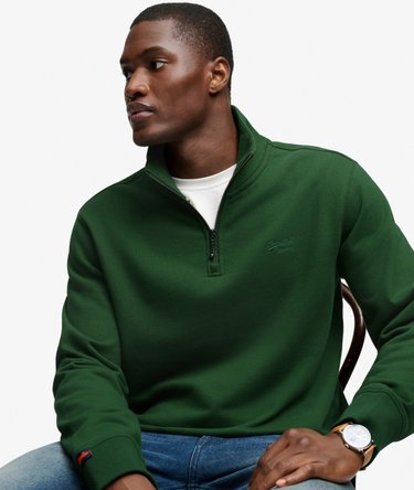 Sweatshirt Essential Logo Demi-Zip Image 2