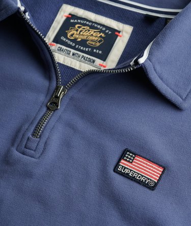 Athletic Essentials Sweatshirt met Kraag en Halve Rits Image 6
