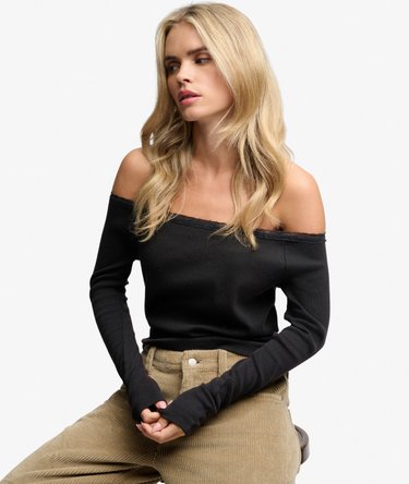Haut Manches Longues Dentelle Athletic Essentials Image 2