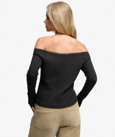 Haut Manches Longues Dentelle Athletic Essentials Image 5