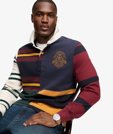 Mix Match Rugby Top Relaxed Pasvorm Image 3
