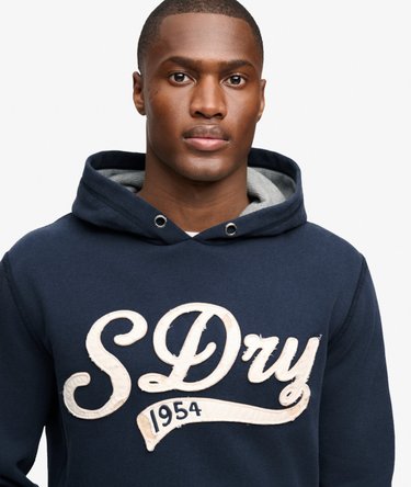 Sweat &agrave; capuche Heritage Applique Coupe D&eacute;contract&eacute;e Image 4