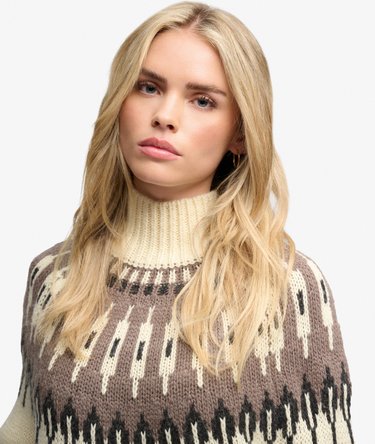Fairisle High Neck Jumper Image 4