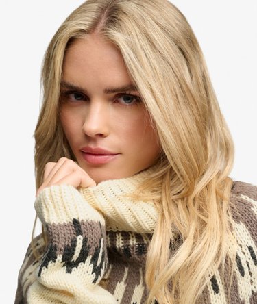 Fairisle High Neck Jumper Image 2