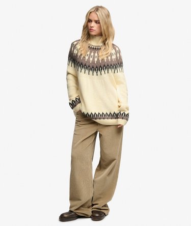 Fairisle High Neck Jumper Image 3