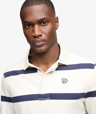 Polo Rugby Athletic Stripe coupe d&eacute;contract&eacute;e Image 4