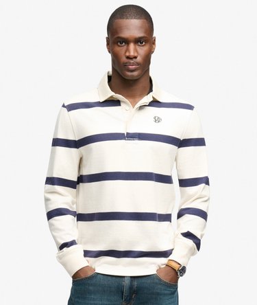 Polo Rugby Athletic Stripe coupe d&eacute;contract&eacute;e Image 2