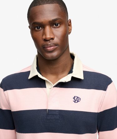 Polo Rugby Athletic Stripe coupe d&eacute;contract&eacute;e Image 4