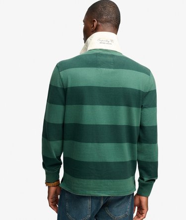Polo Rugby Athletic Stripe coupe d&eacute;contract&eacute;e Image 5