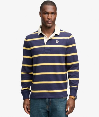 Polo Rugby Athletic Stripe coupe d&eacute;contract&eacute;e Image 2