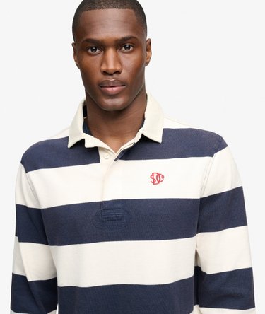 Polo Rugby Athletic Stripe coupe d&eacute;contract&eacute;e Image 4