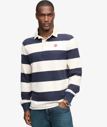 Polo Rugby Athletic Stripe coupe d&eacute;contract&eacute;e Image 2