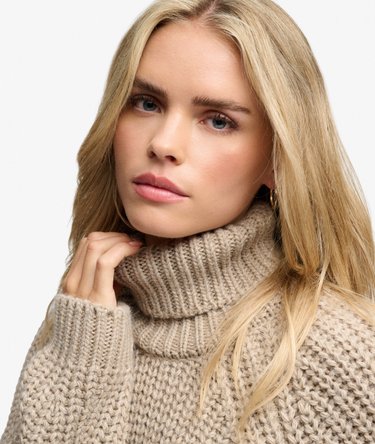 Pull Col Roul&eacute; Slouchy Stitch Image 4