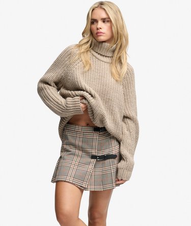 Pull Col Roul&eacute; Slouchy Stitch Image 1