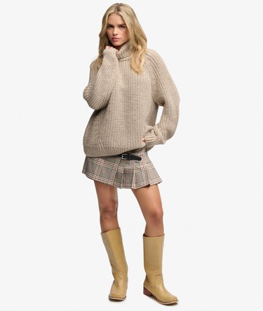 Pull Col Roul&eacute; Slouchy Stitch Image 3