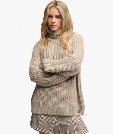 Pull Col Roul&eacute; Slouchy Stitch Image 2
