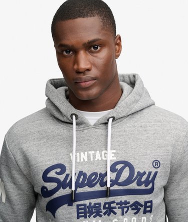 Organic Cotton Vintage Logo Hoodie Image 4