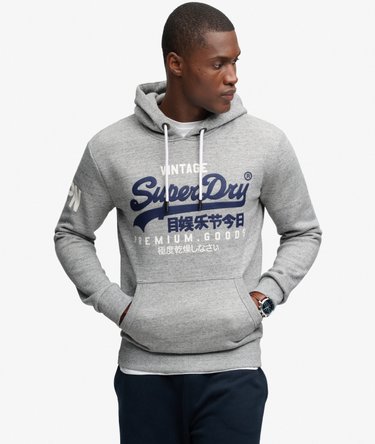 Organic Cotton Vintage Logo Hoodie Image 2