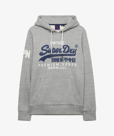 Organic Cotton Vintage Logo Hoodie Image 7