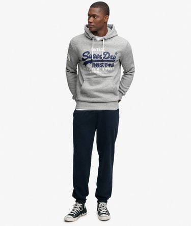 Organic Cotton Vintage Logo Hoodie Image 3