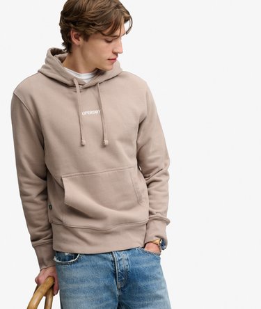 Sweat &agrave; capuche ample &agrave; motif et micro logo Image 1