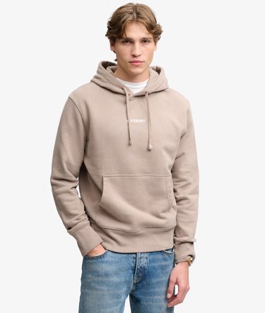 Sweat &agrave; capuche ample &agrave; motif et micro logo Image 2