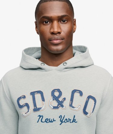 Heritage Applique Hoodie Relaxed Pasvorm Image 4