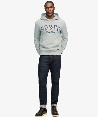 Heritage Applique Hoodie Relaxed Pasvorm Image 3
