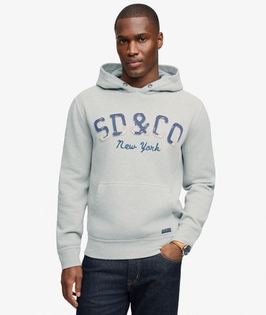 Heritage Applique Hoodie Relaxed Pasvorm Image 2