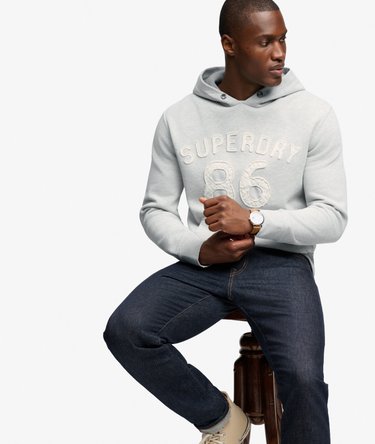 Heritage Applique Hoodie Relaxed Pasvorm Image 2