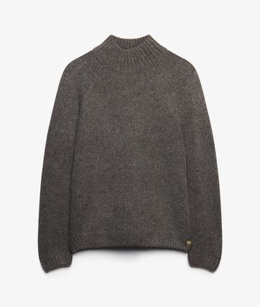 Pull Col Montant Maille Coupe D&eacute;contract&eacute;e Image 6