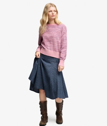 Komodo Inspiral Sweter z okrągłym dekoltem luźny kr&oacute;j Image 3
