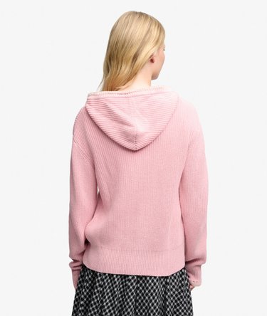 Sweat zipp&eacute; &agrave; capuche Big Chill Knit Komodo coupe d&eacute;contract&eacute;e Image 5
