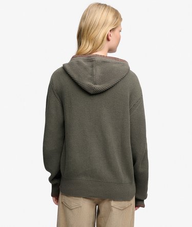 Sweat zipp&eacute; &agrave; capuche Big Chill Knit Komodo coupe d&eacute;contract&eacute;e Image 5