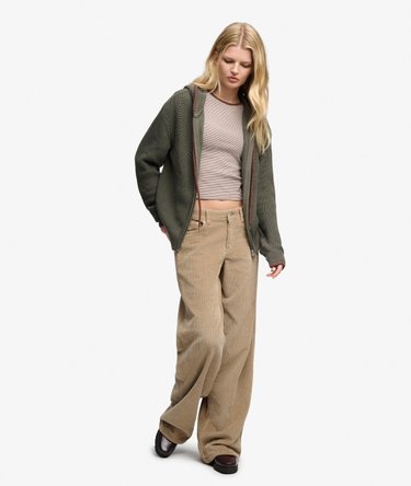 Sweat zipp&eacute; &agrave; capuche Big Chill Knit Komodo coupe d&eacute;contract&eacute;e Image 3