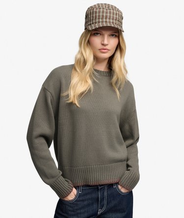 Komodo Womad Sweter z okrągłym dekoltem luźny kr&oacute;j Image 1