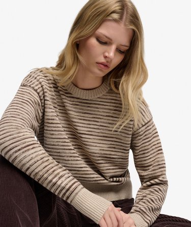Komodo Inspiral Sweter z okrągłym dekoltem luźny kr&oacute;j Image 1