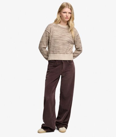 Komodo Inspiral Sweter z okrągłym dekoltem luźny kr&oacute;j Image 3