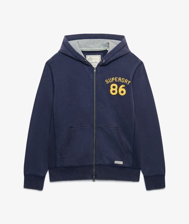 Heritage Applique Kapuzenjacke mit lockerer Passform Image 7