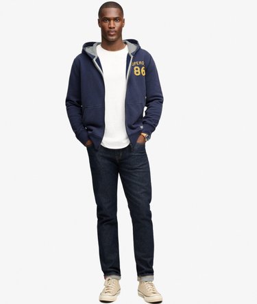 Heritage Applique Kapuzenjacke mit lockerer Passform Image 5