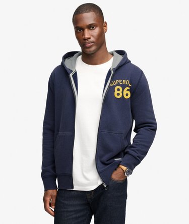 Heritage Applique Kapuzenjacke mit lockerer Passform Image 1