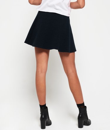Wave Textured Skater Skirt Image 4