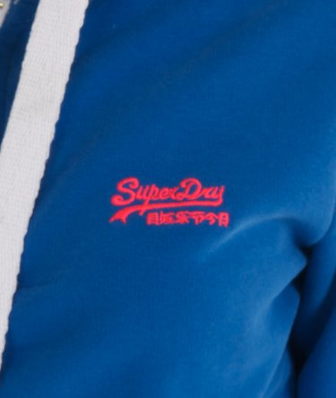 Orange Label Zip Hoodie Image 5