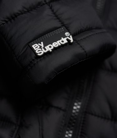 Hooded Box Quilt Fuji Jacket Image 8