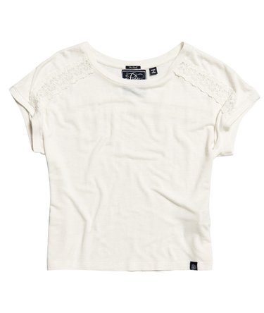 Lace Insert T-shirt Image 2